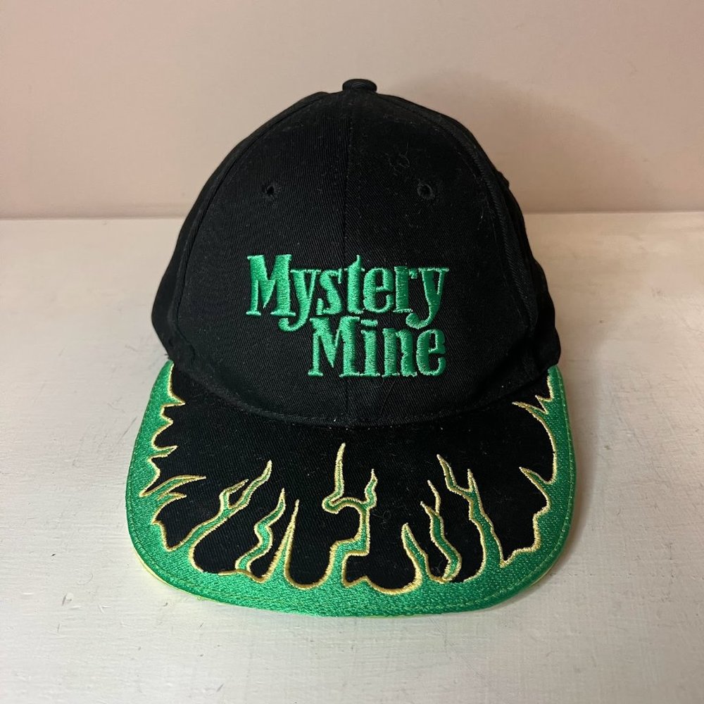 Dollywood Mystery Mine Souvenir Roller Coaster Embroidered Baseball Hat